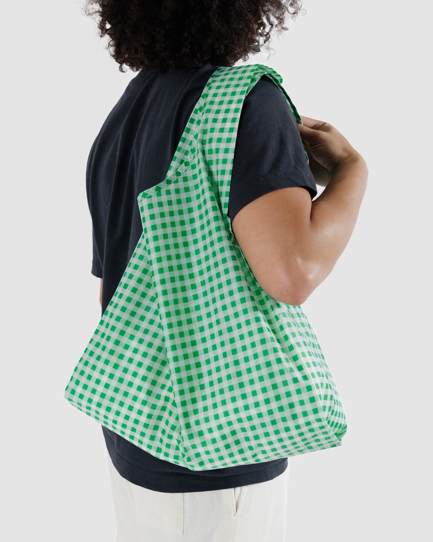 Standard Baggu Green Gingham