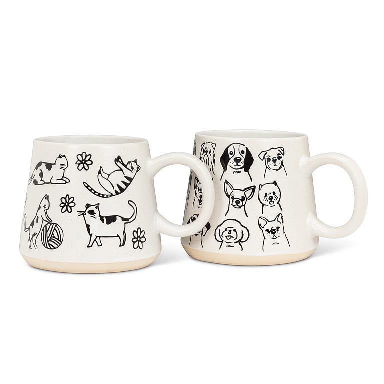Oversized Mug with Cats