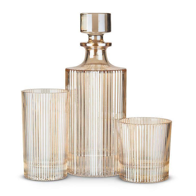 Vertical Optic Amber Tumbler