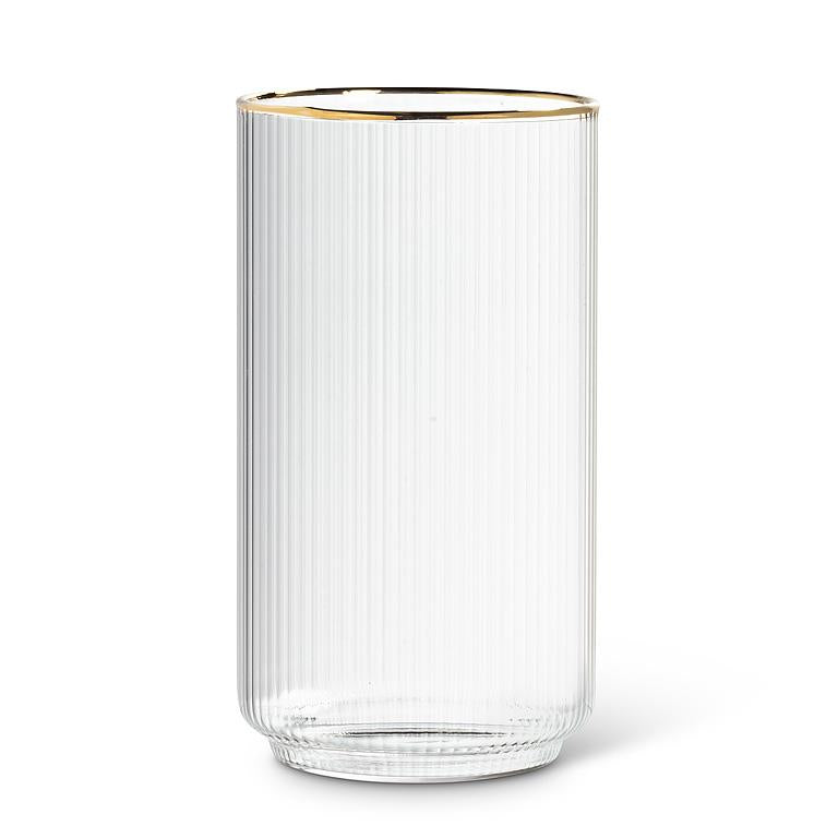 Tight Vertical Optic Highball with Gold Rim