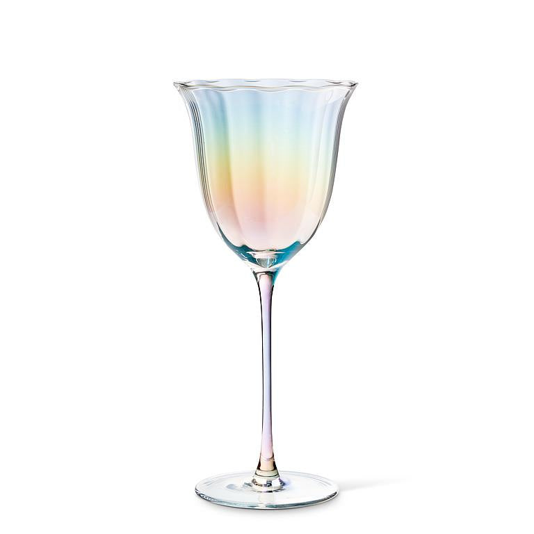 Iris Tulip Wine Glass-9"H(11oz)