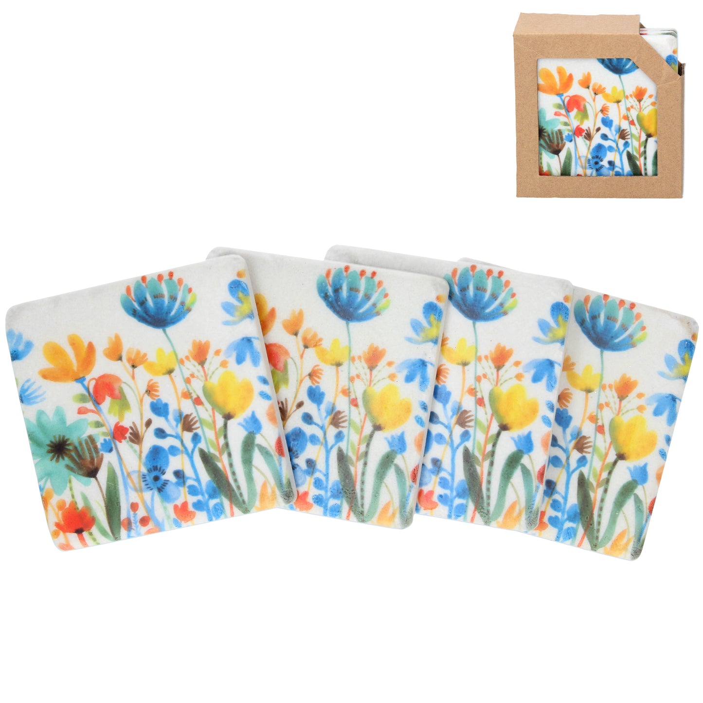 Summer Meadow Set of 4 Coasters
