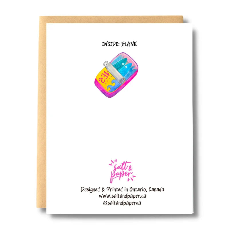 Anchovy Glad We're Tight Card