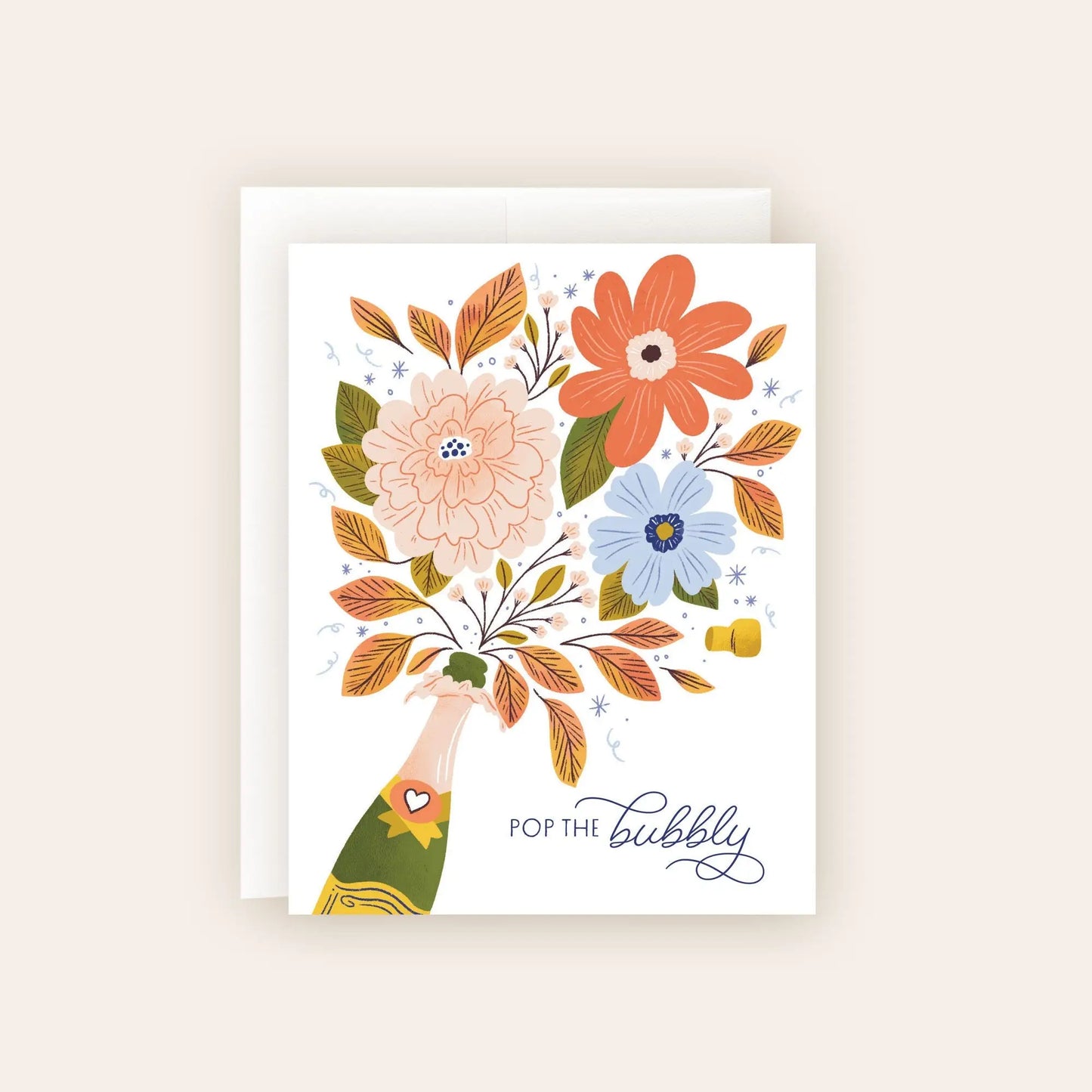 Pop The Bubbly Congratulations Card
