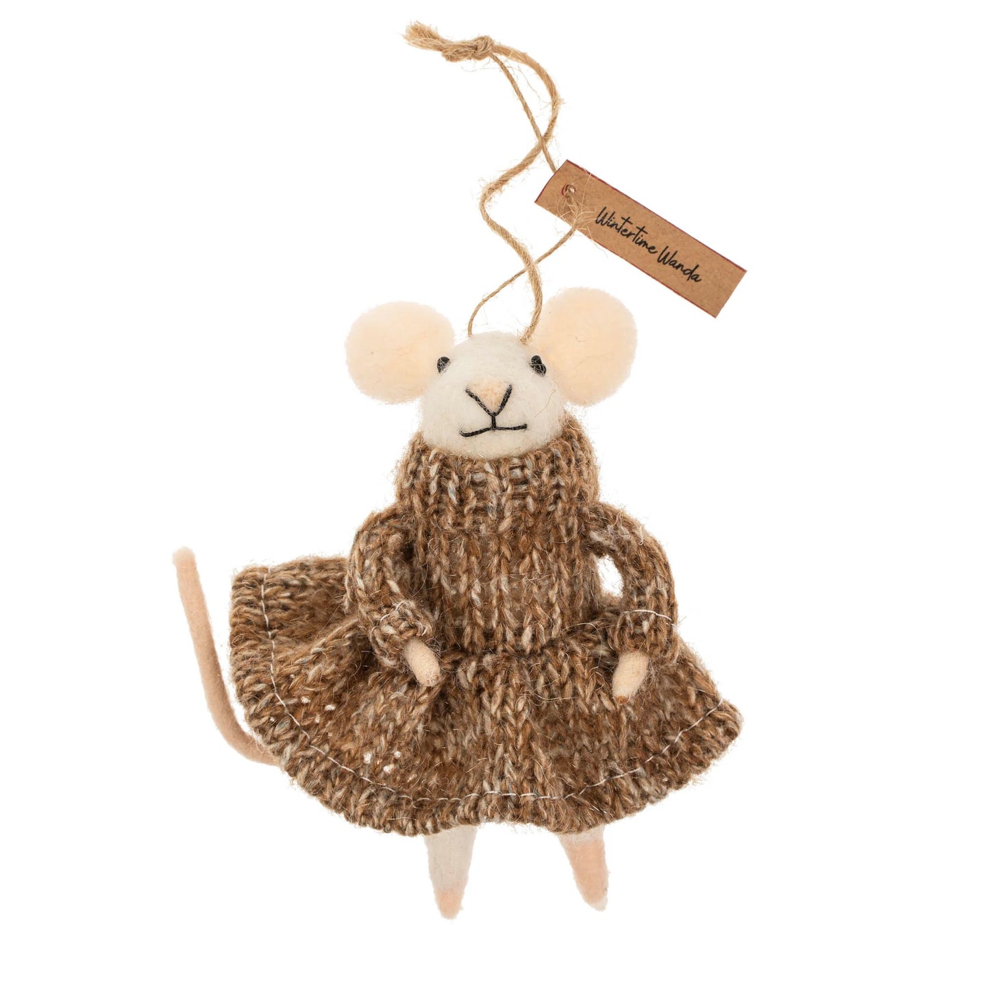 F68 - Wintertime Wanda Mouse Ornament