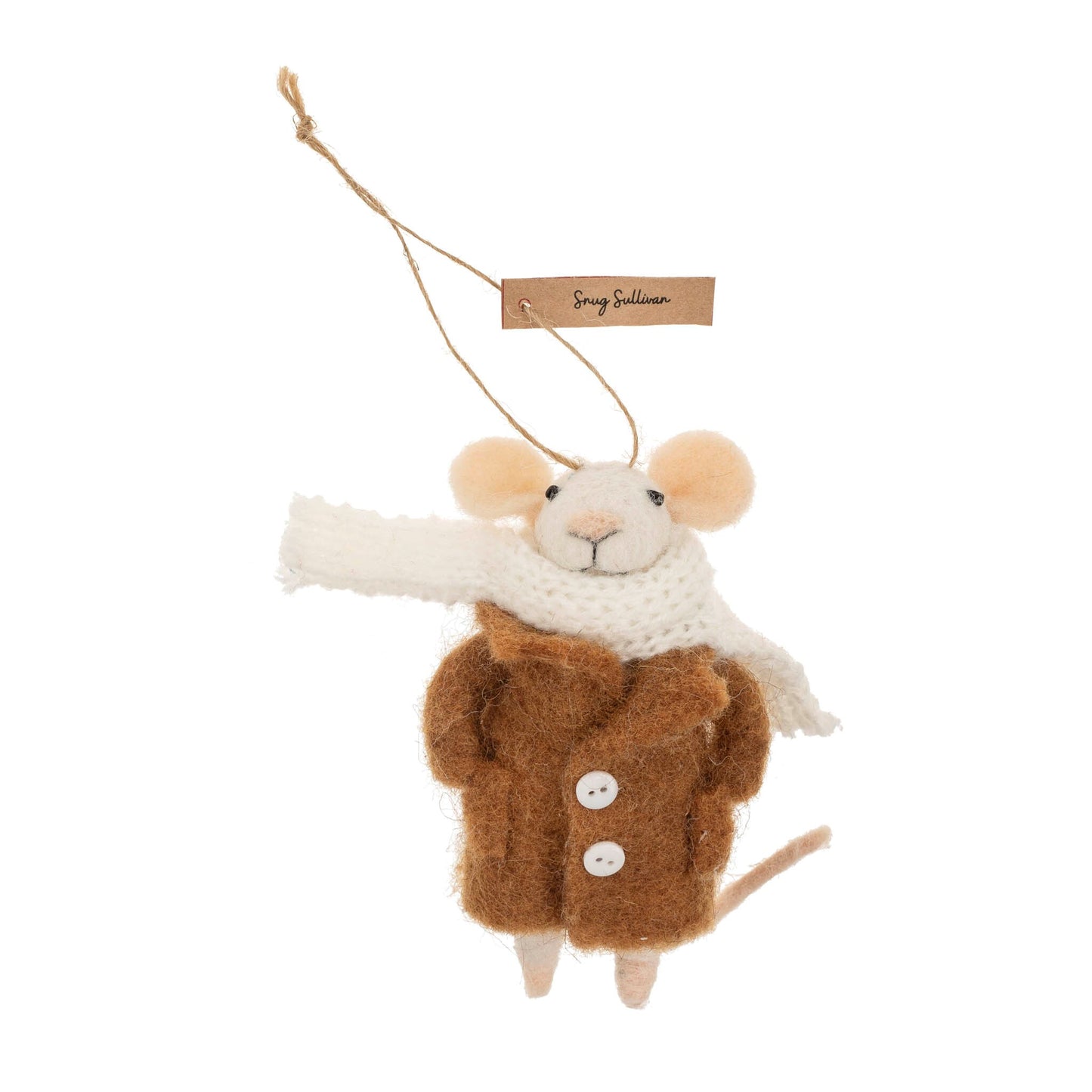 F59 - Snug Sullivan Mouse Ornament
