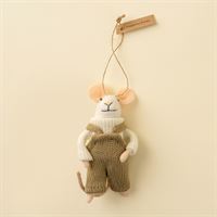 Dungarees Dorian Mouse Holiday Ornament