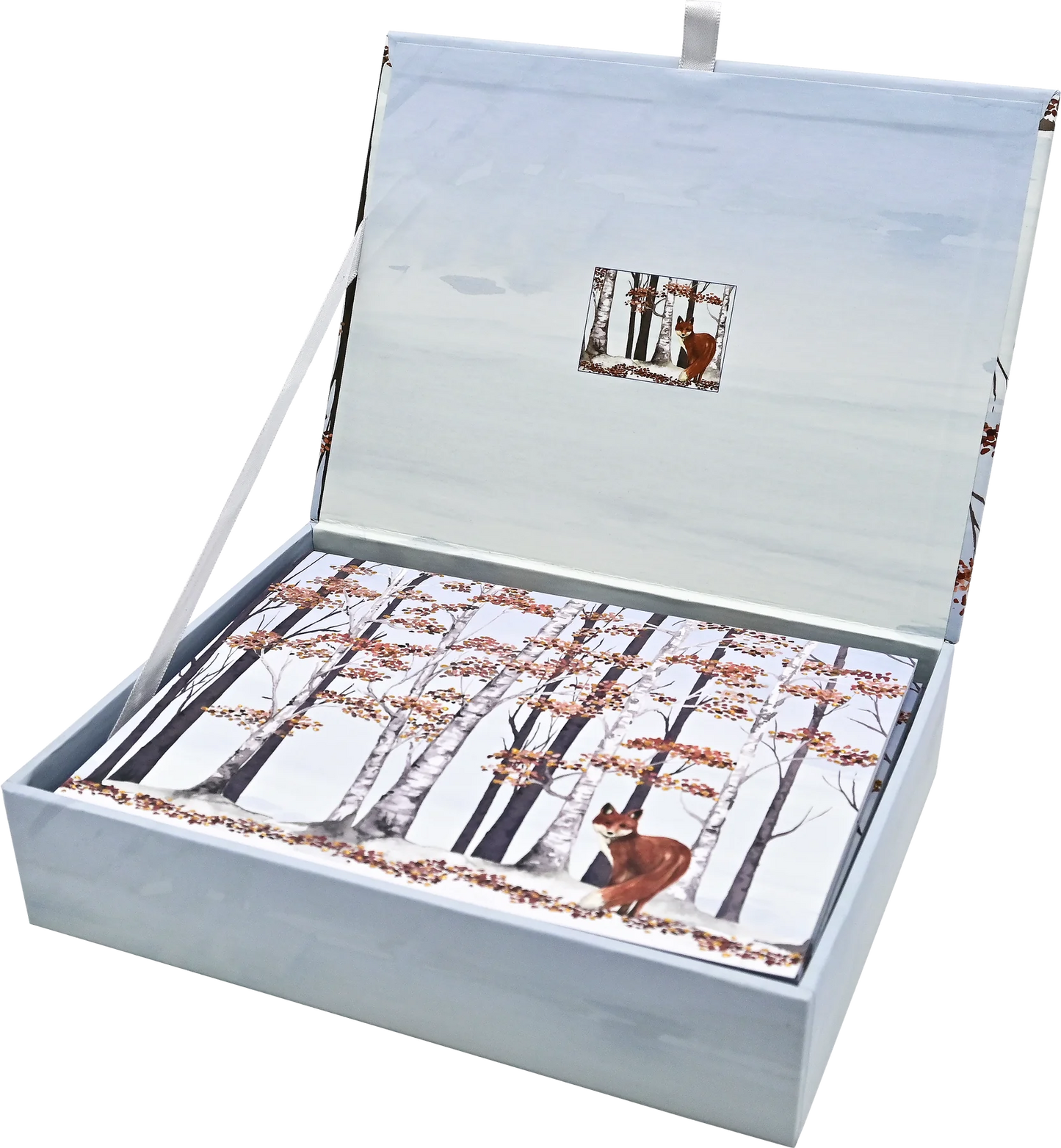 Fox And Birches Deluxe Boxed Cards