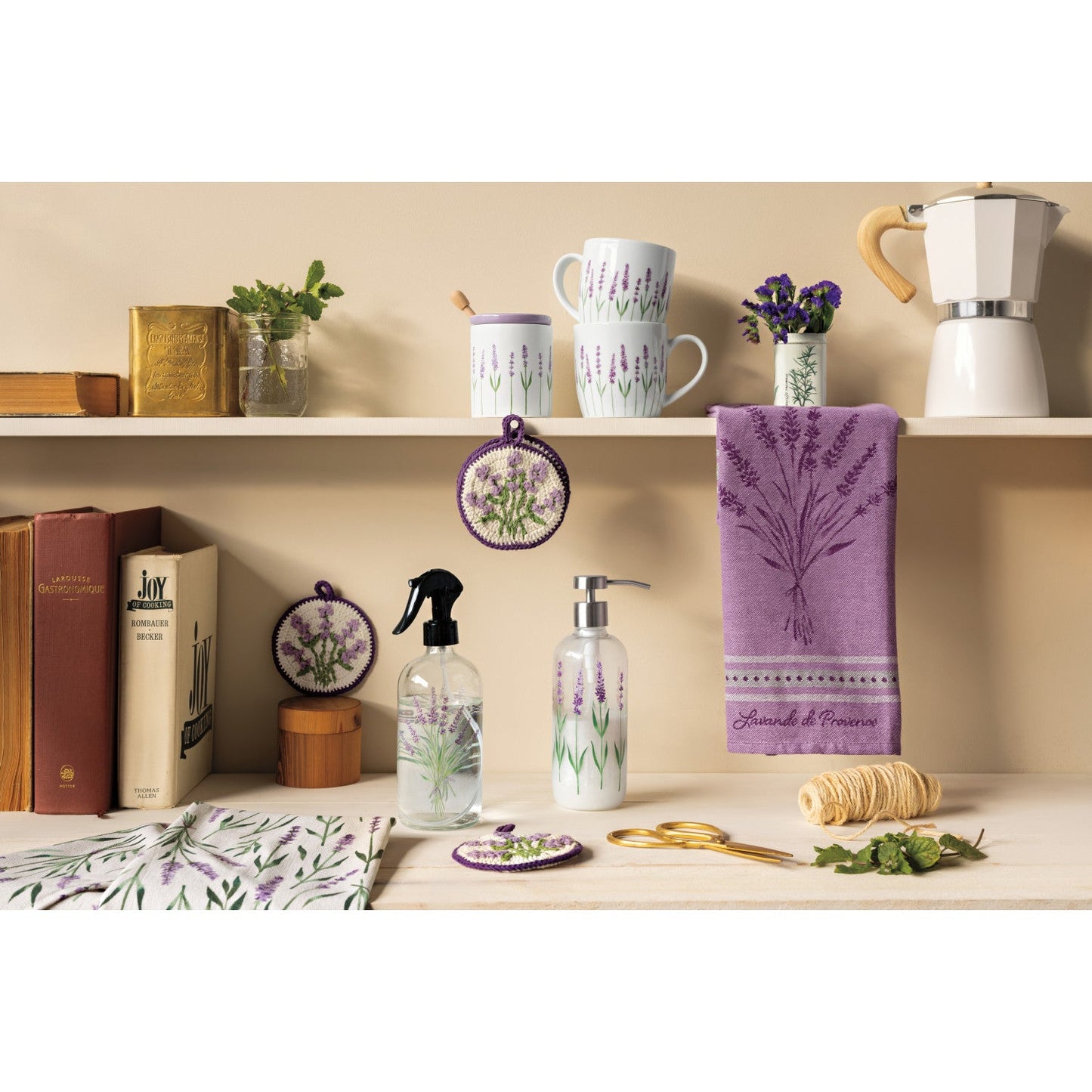 Lavender Tawashi Dishcloths Set of 2