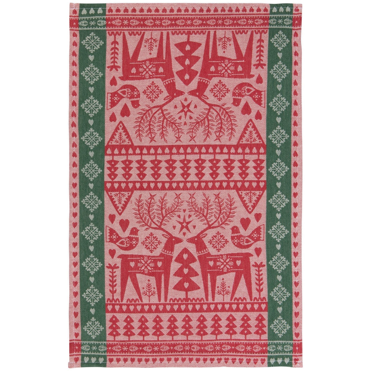 Folk Forest Jacquard Dishtowel