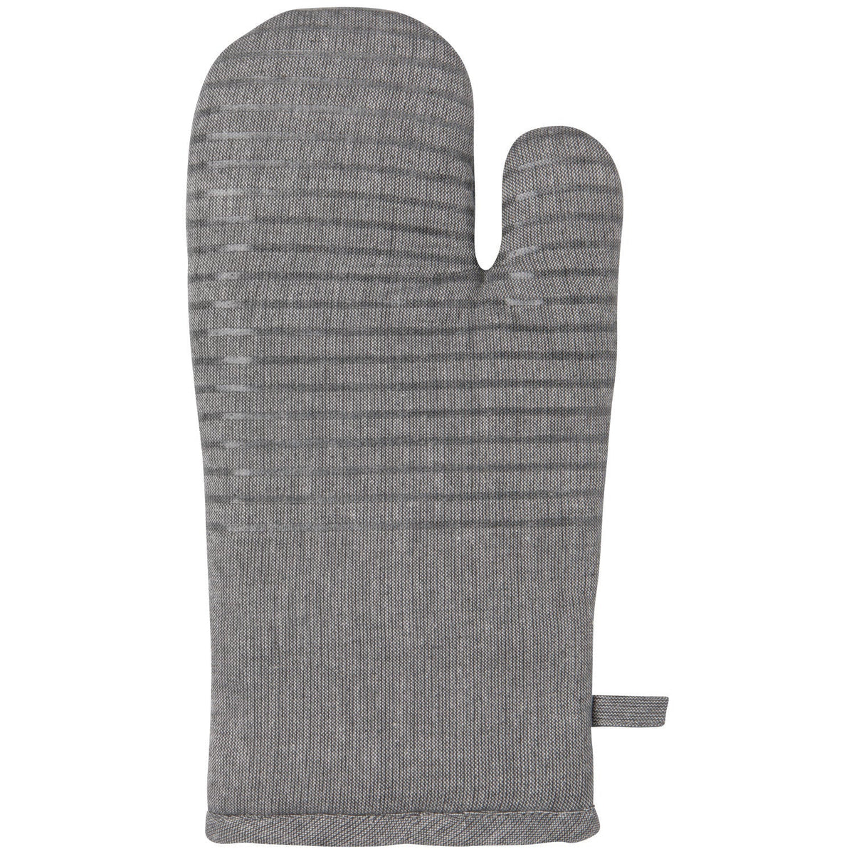 Slate Oven Mitt - Heat-Resistant Cotton Chambray Kitchen Mitt