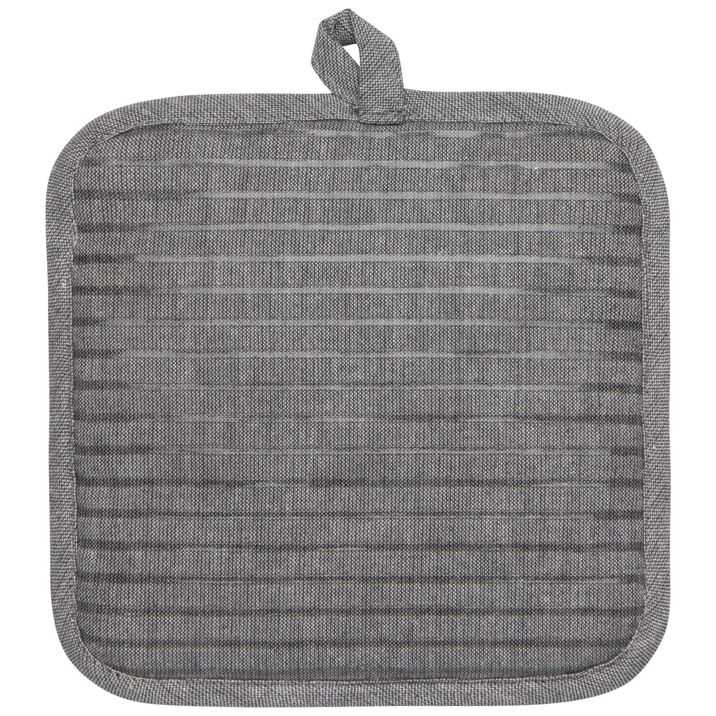 Slate Potholder - Heat-Resistant Cotton Chambray Kitchen Mitt
