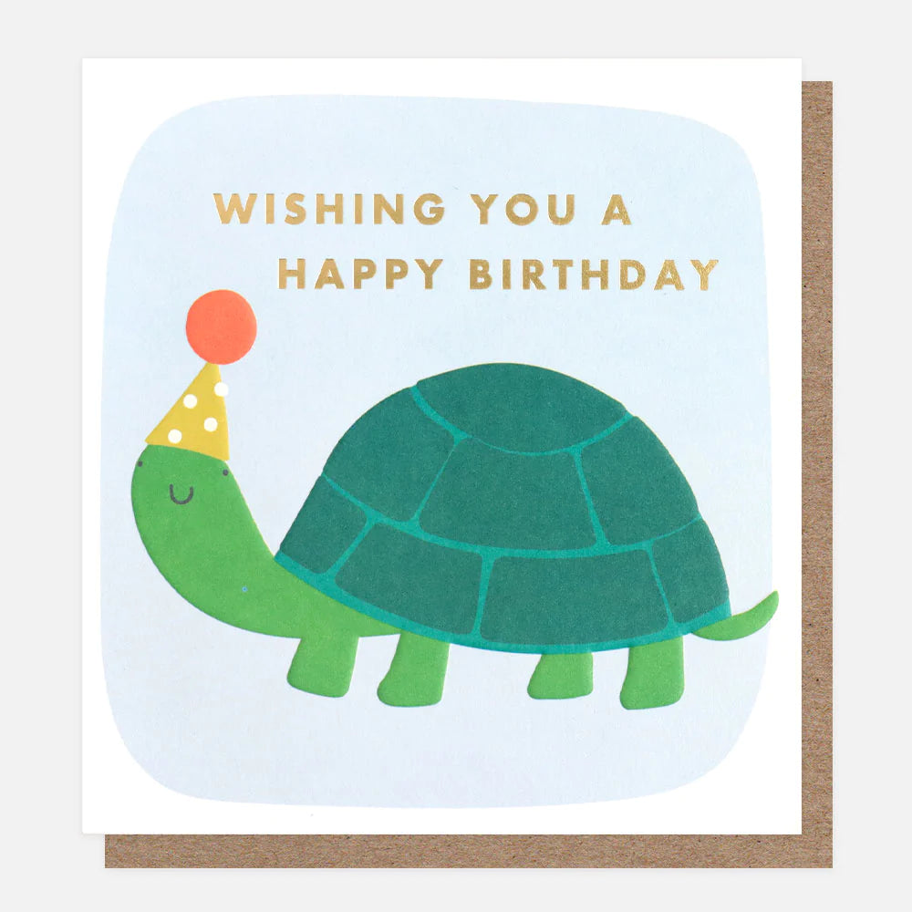 Happy Birthday Tortoise Card