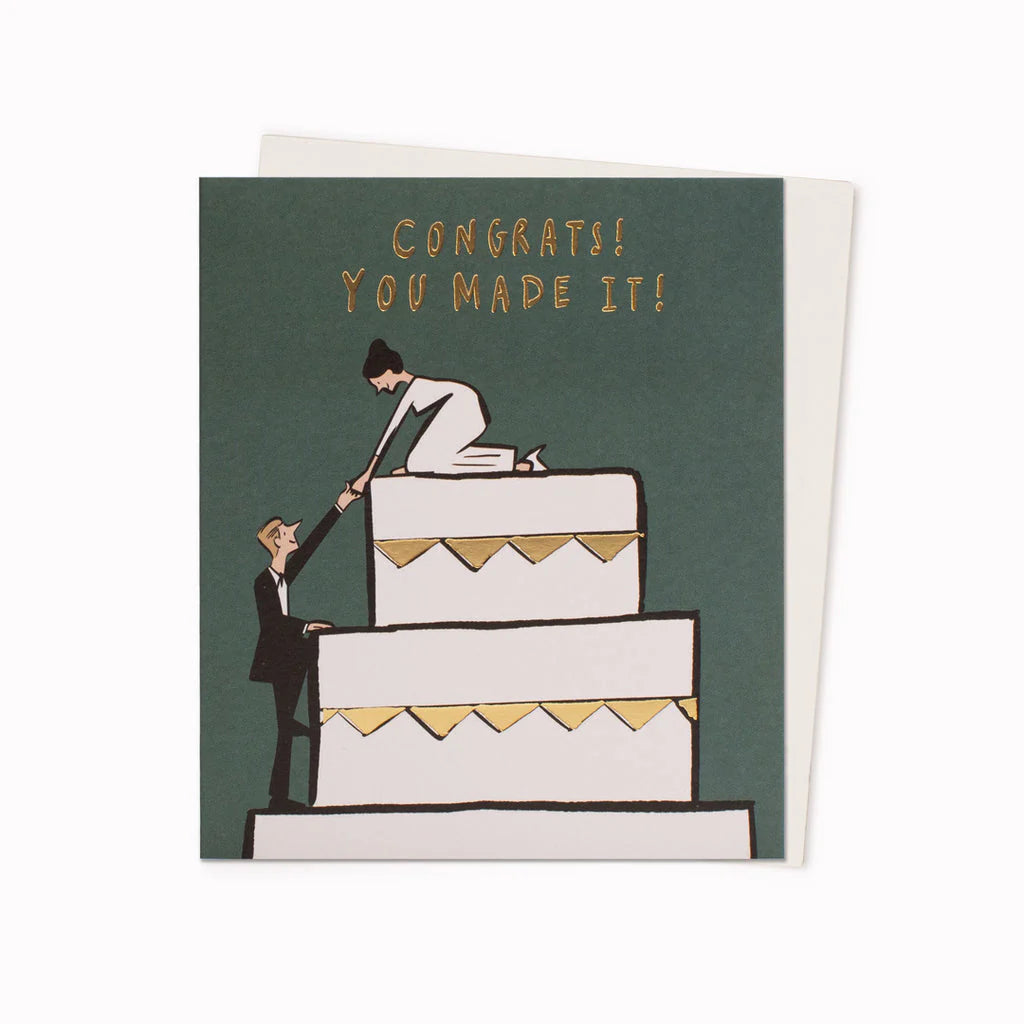 Congrats! You Made It Wedding Card