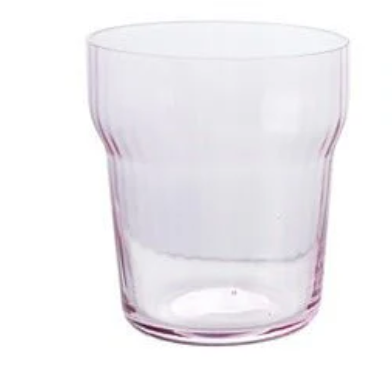 Round Fluted Drinking Glass