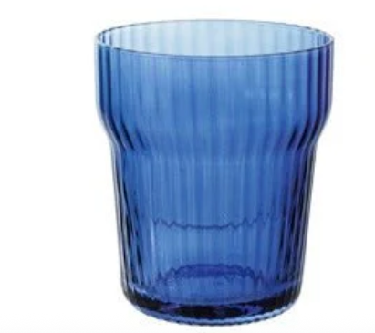 Round Fluted Drinking Glass
