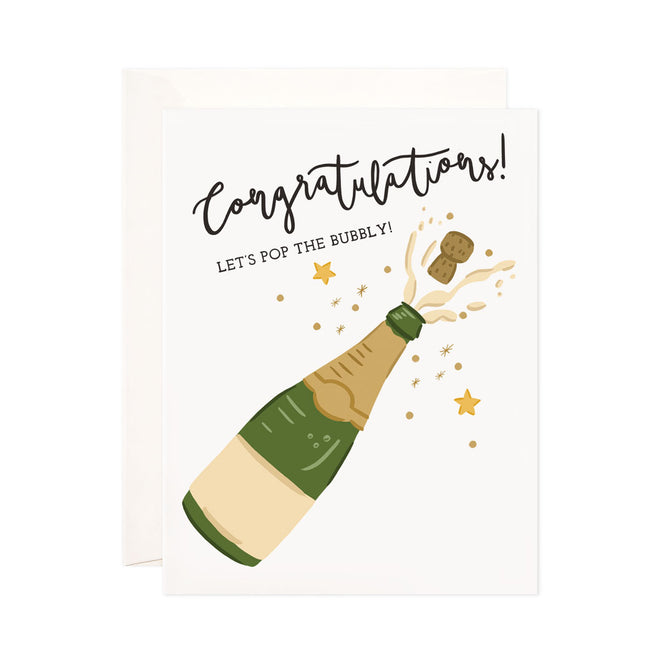 Bubbly Congrats Card