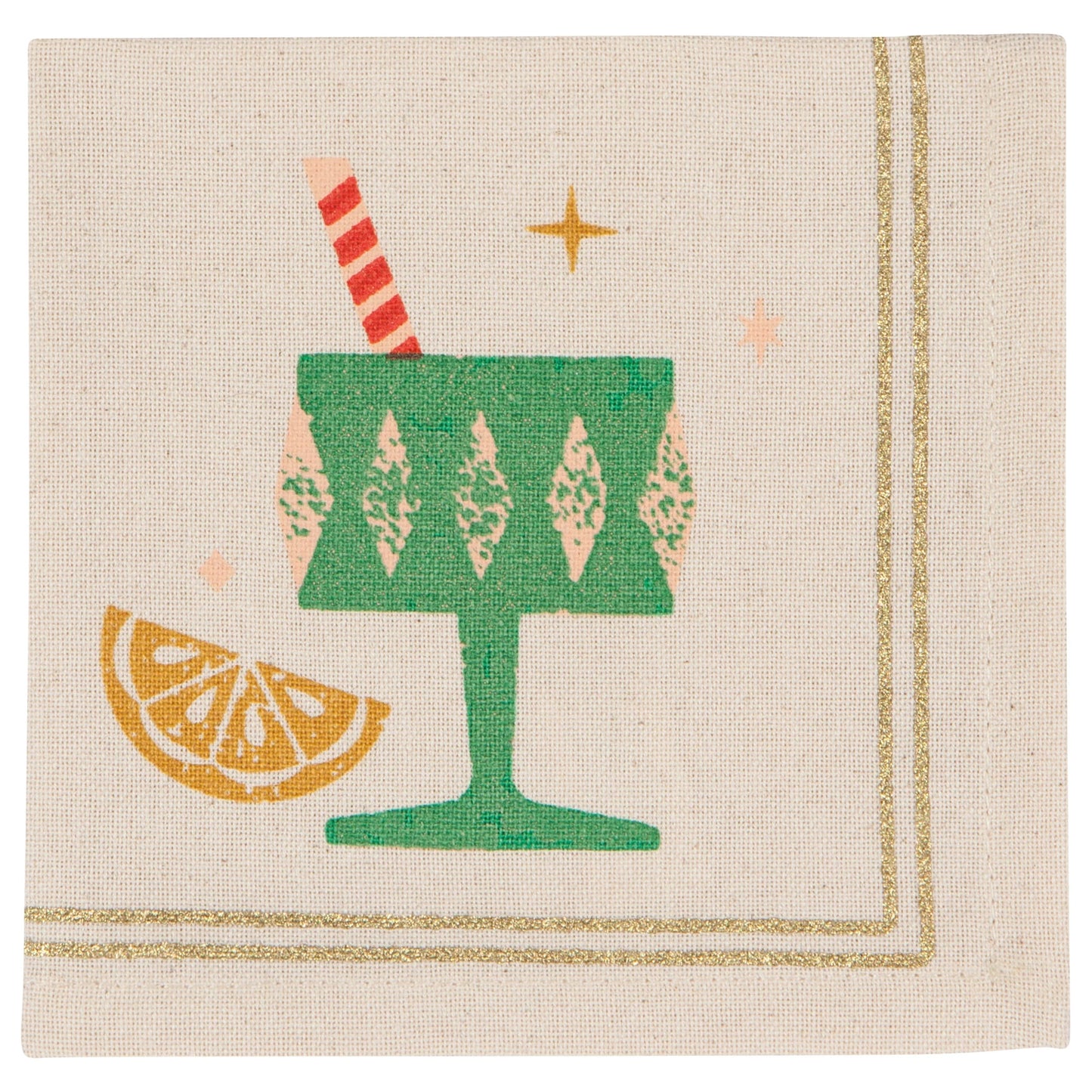 Spirits Bright Cocktail Napkins Set of 4