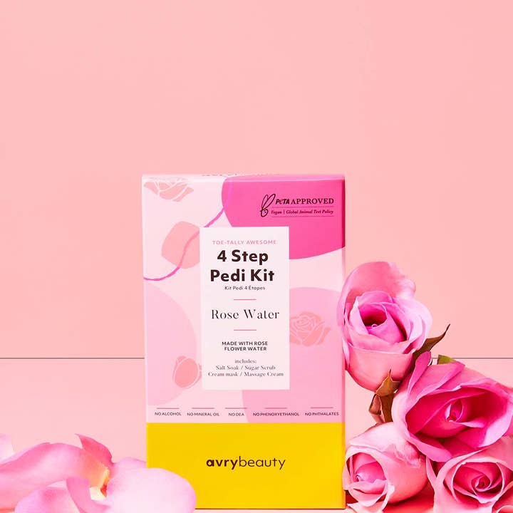 4 Step Pedi Kit - Rose Water