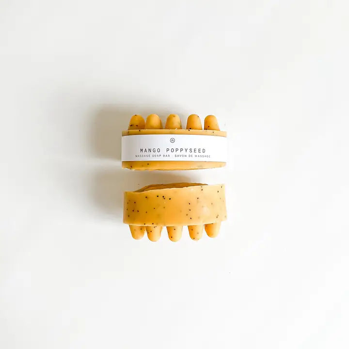 Mango Poppyseed Massage Soap Bar