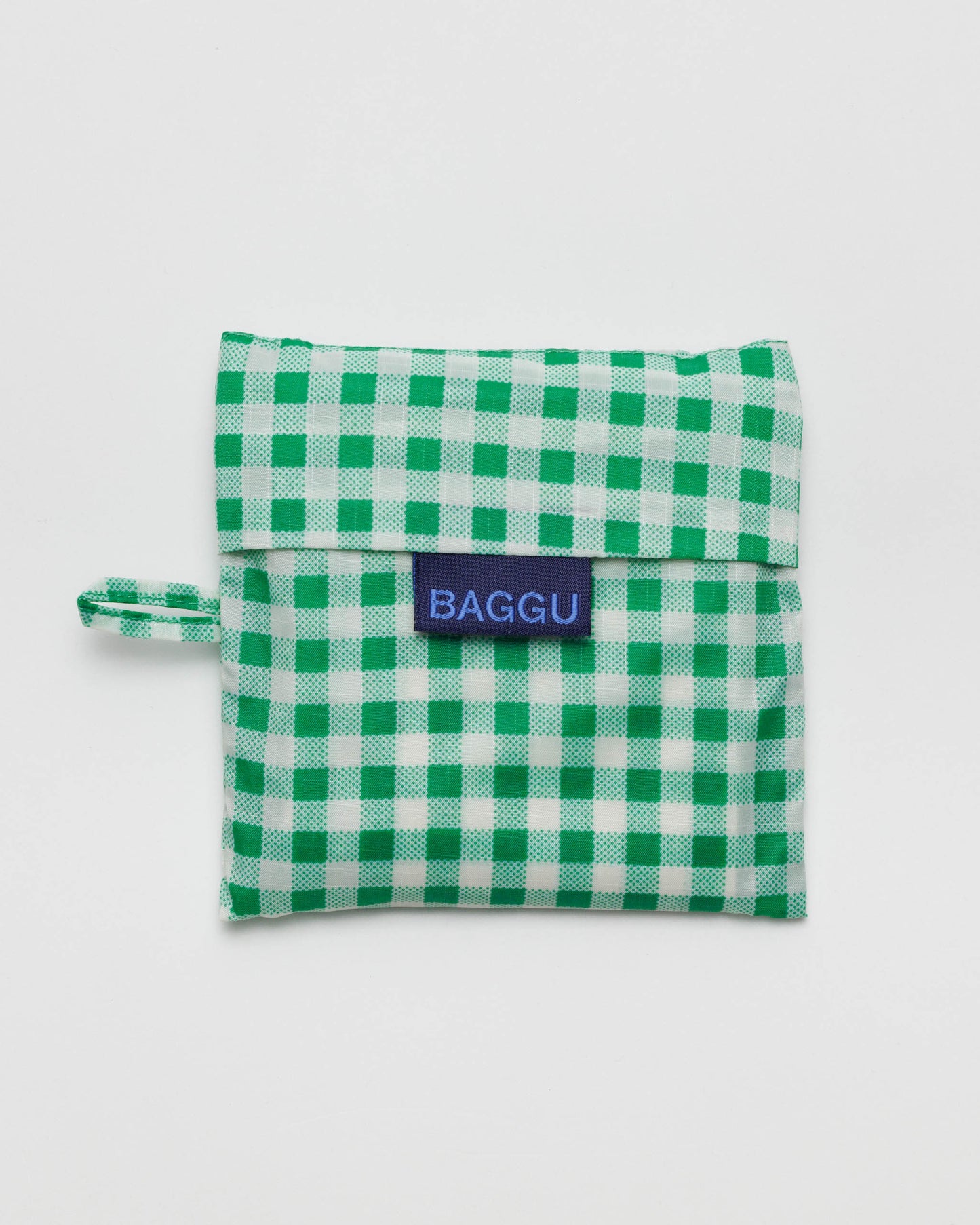 Standard Baggu Green Gingham
