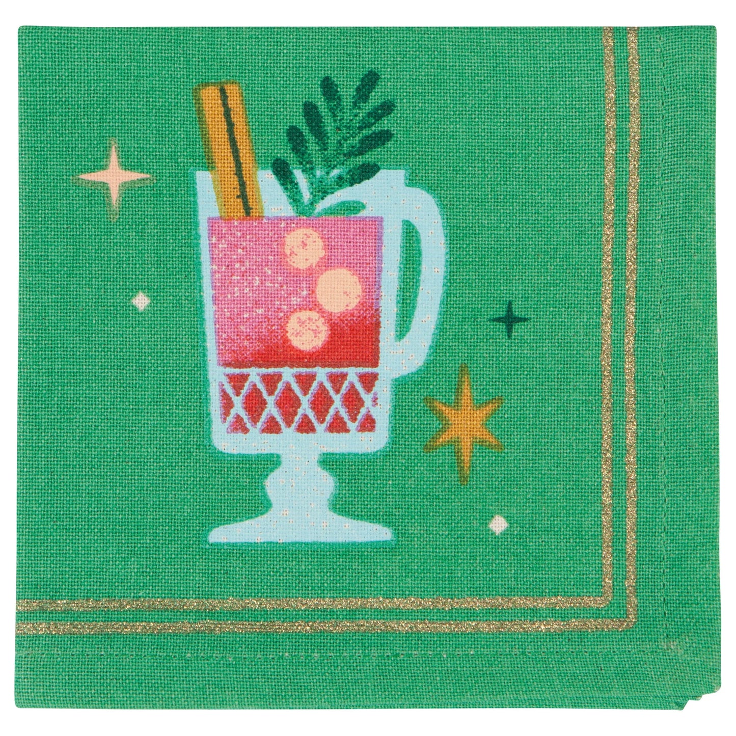 Spirits Bright Cocktail Napkins Set of 4