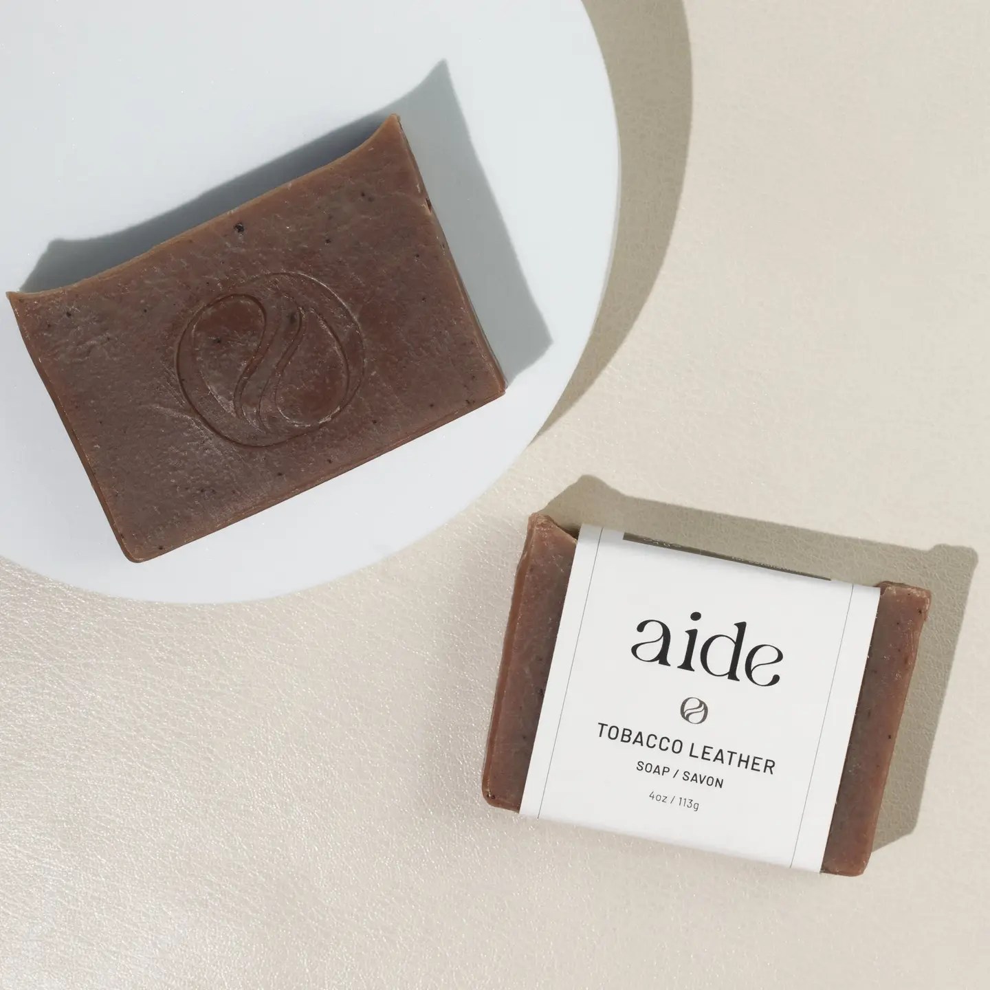 Tobacco Leather Bar Soap