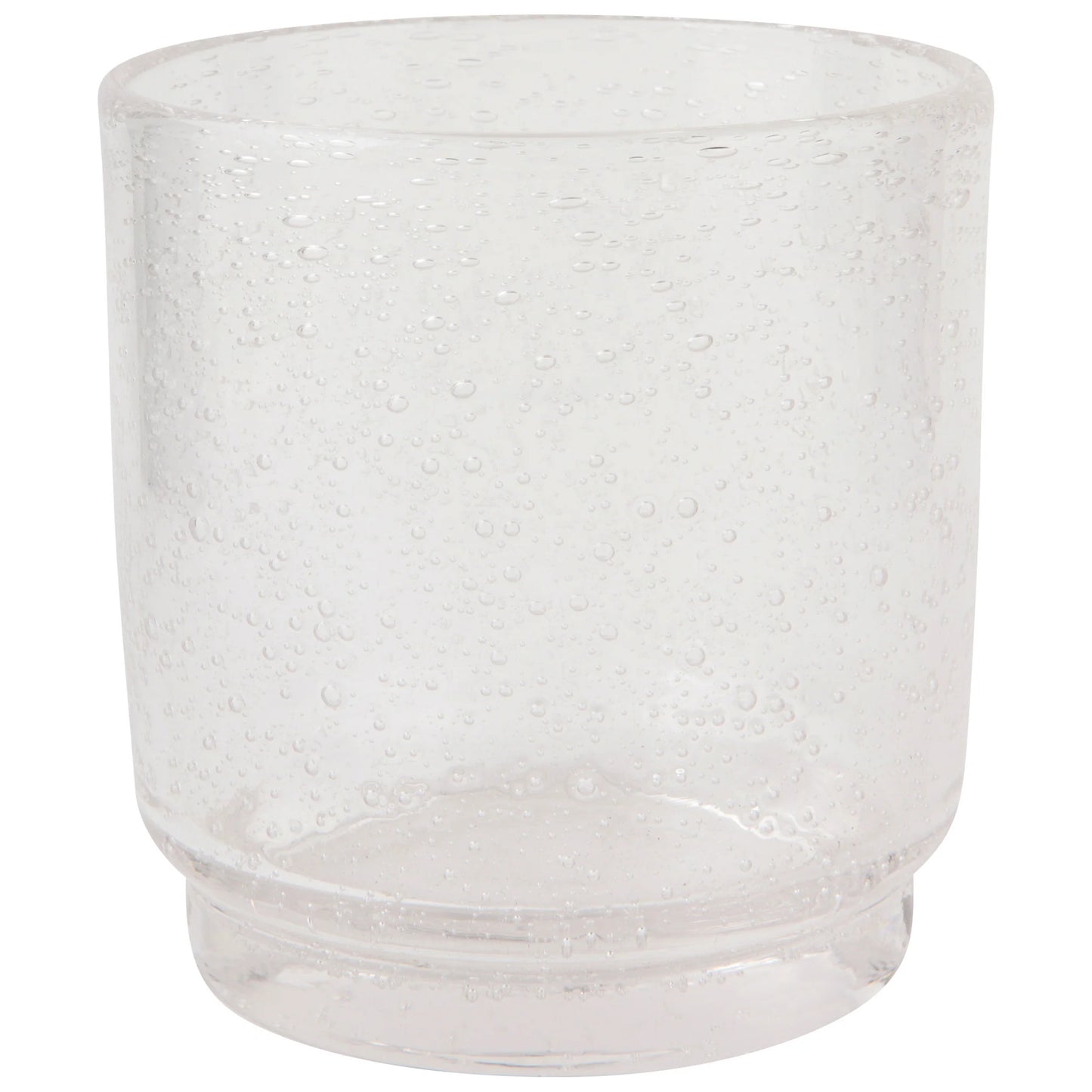 Tumbler 12oz Bubbled Clear