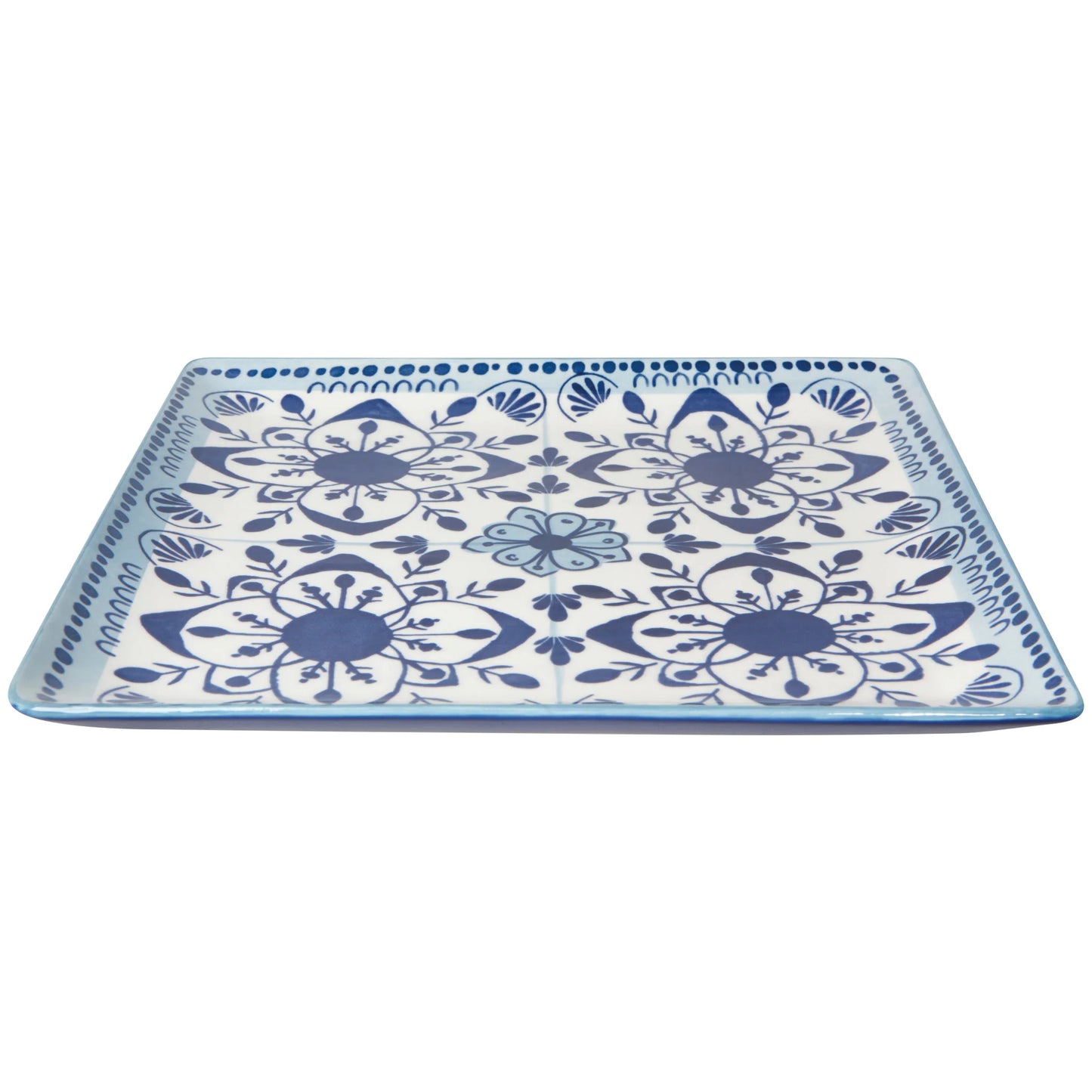 10" Porto Stamped Plate