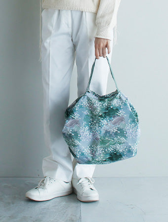 Shupatto Recycled Tote Medium Arctic Wildflowers
