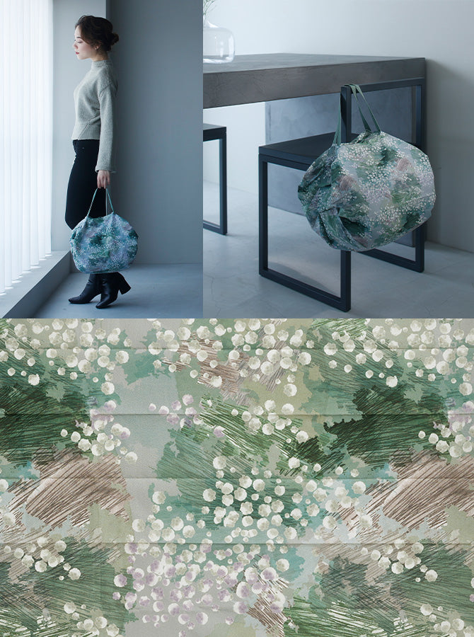 Shupatto Recycled Tote Medium Arctic Wildflowers