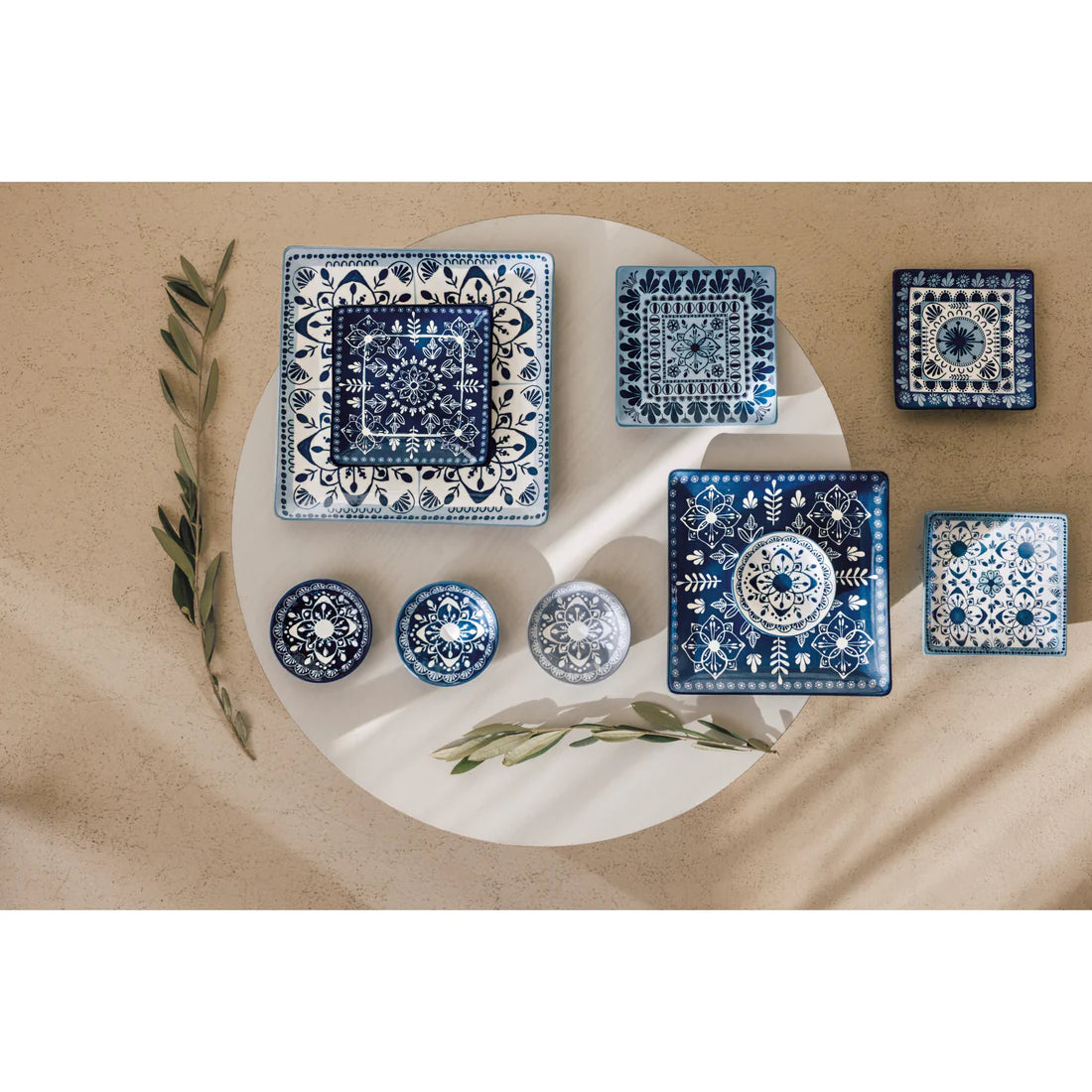 10" Porto Stamped Plate