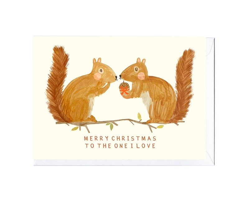Christmas Squirrels Card