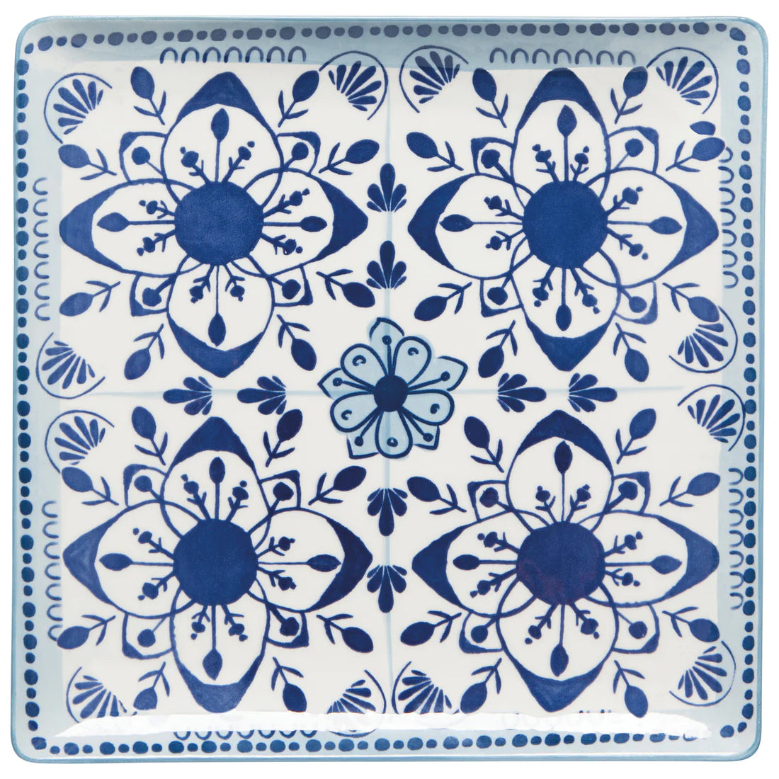 10" Porto Stamped Plate