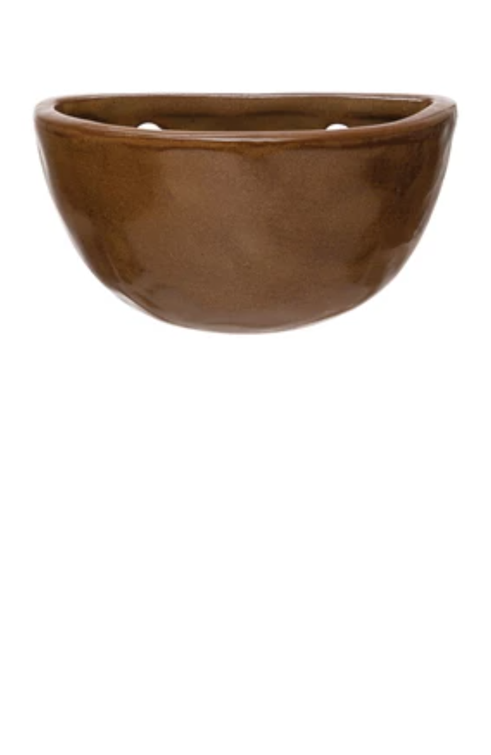 Wall Planter Reactive Glaze Small