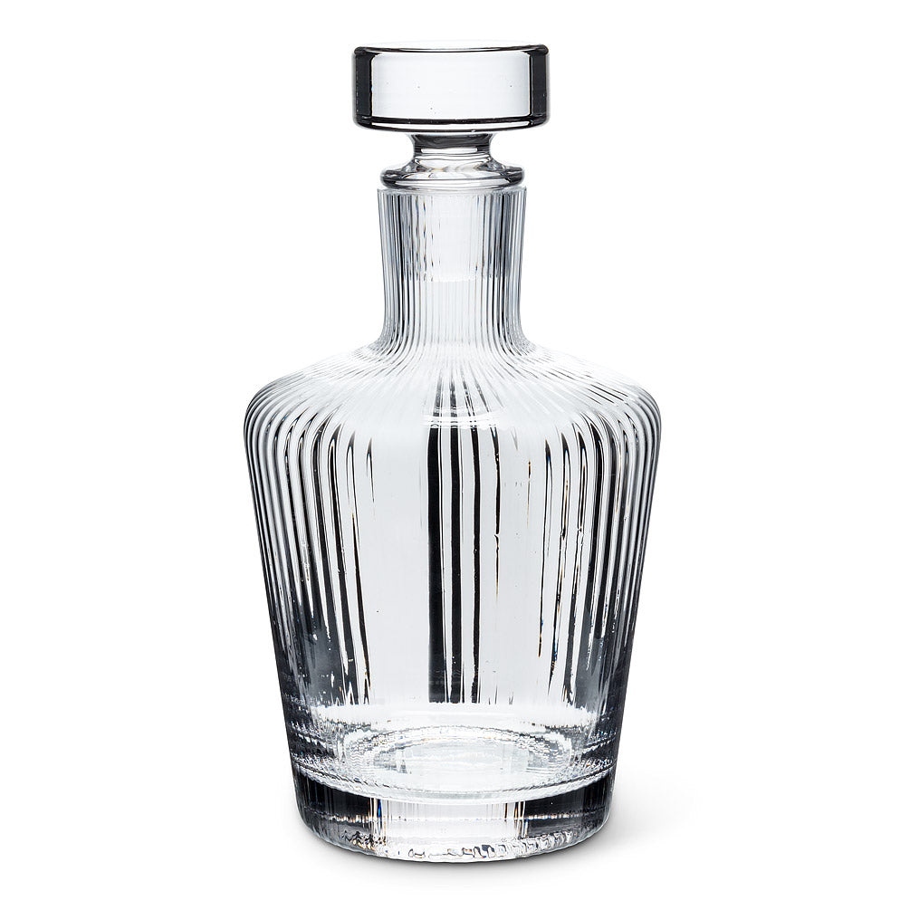 Tight Optic Liquor Decanter 9"h