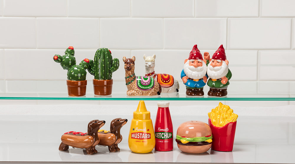 Ketchup & Mustard Salt & Pepper