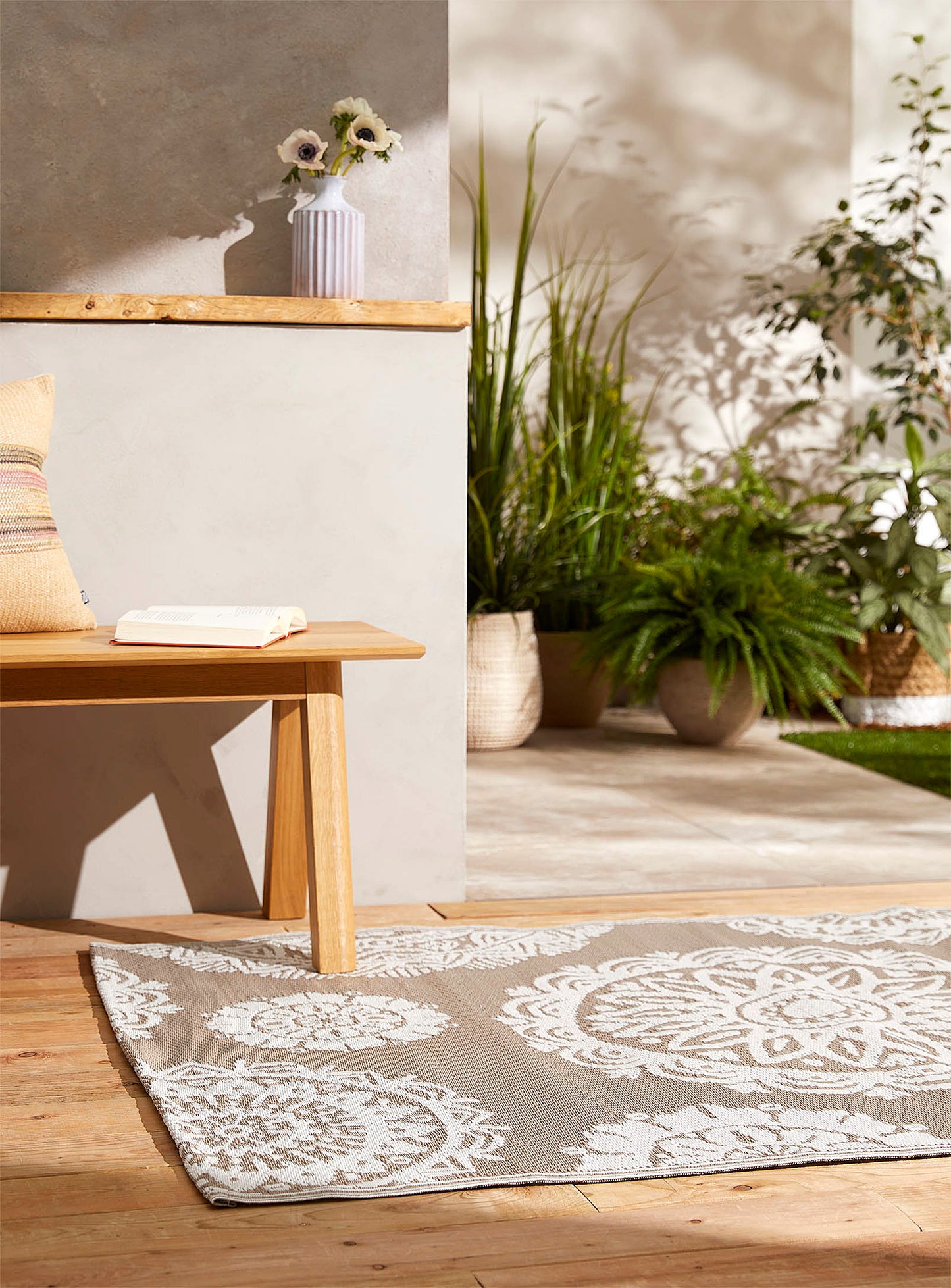 Rug Outdoor 4x6 Sun Bloom