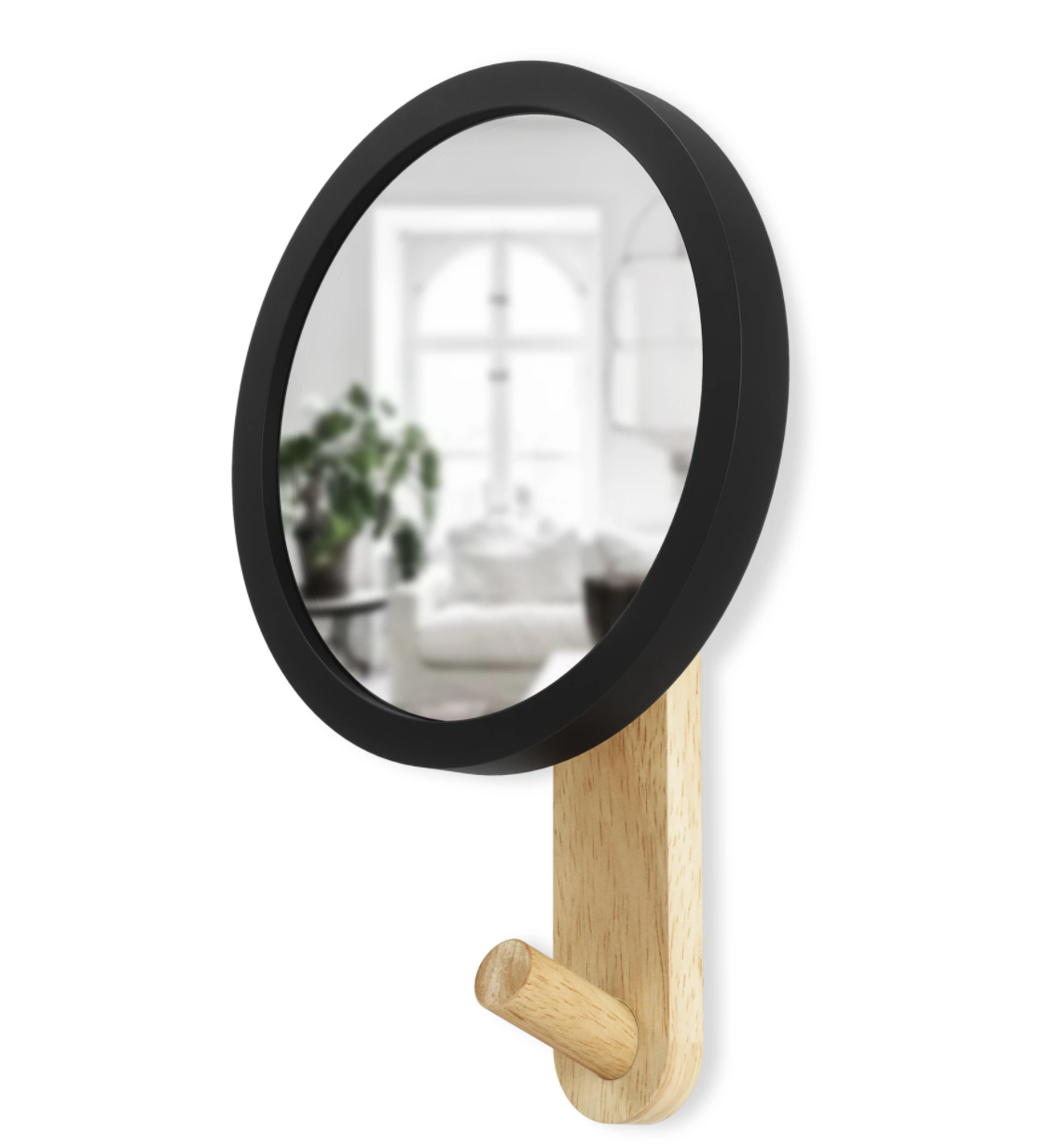 Hub Black Hook Mirror