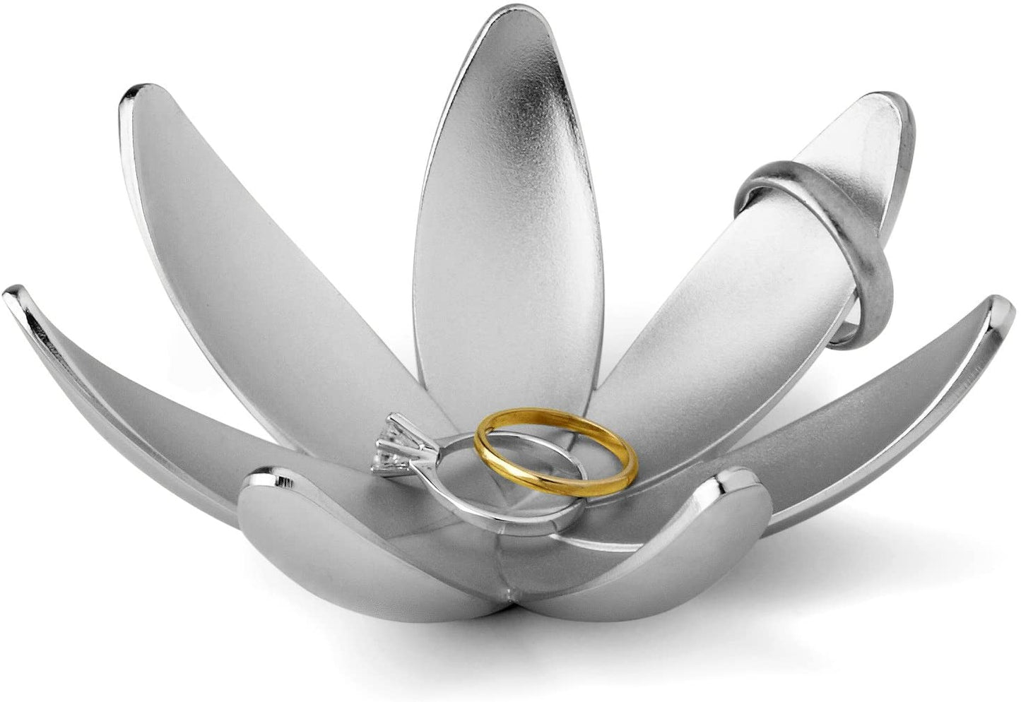 Magnolia Silver Ring Holder