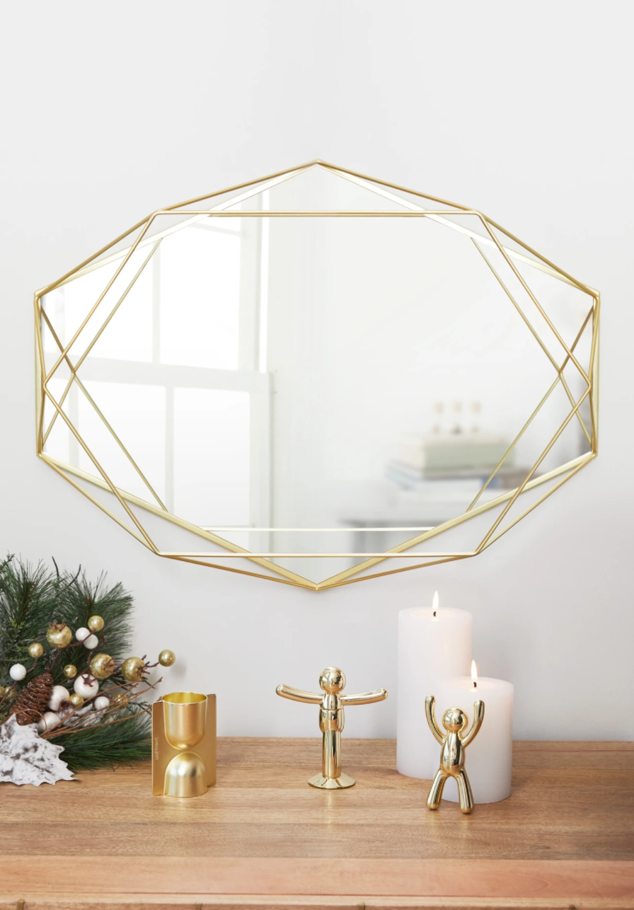 Prisma Gold Mirror