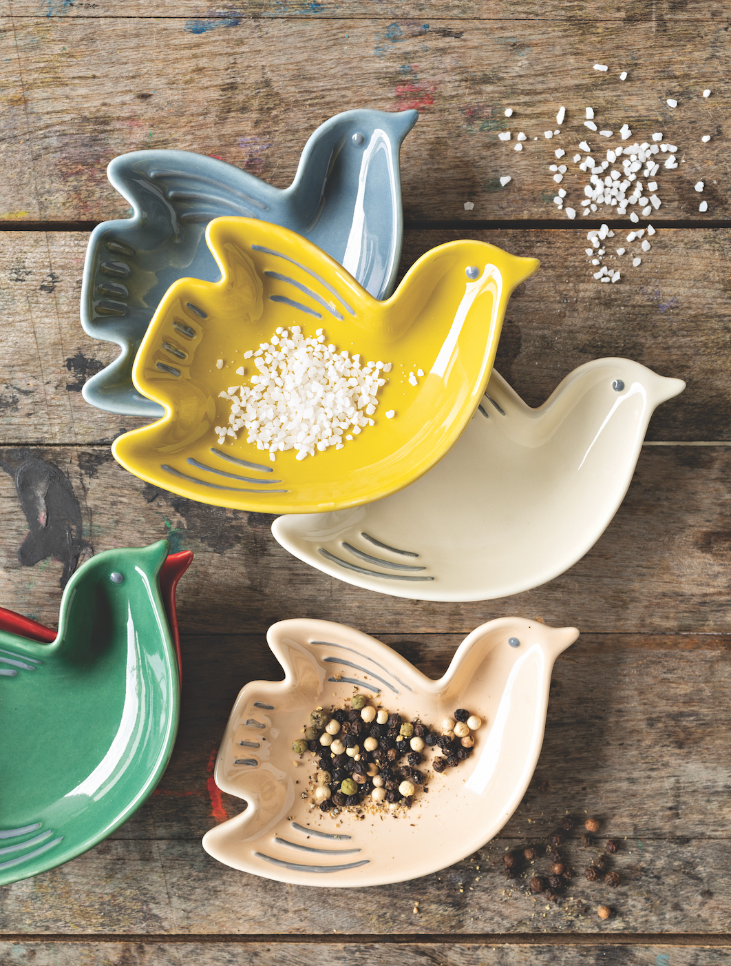 Pinch Bowl Bird Shaped Set of 6
