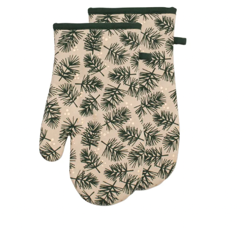 Firs Oven Mitts Set Of 2