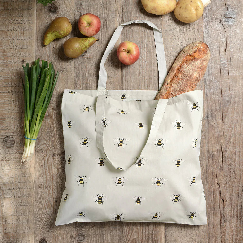 Bees Folding Shopping Bags