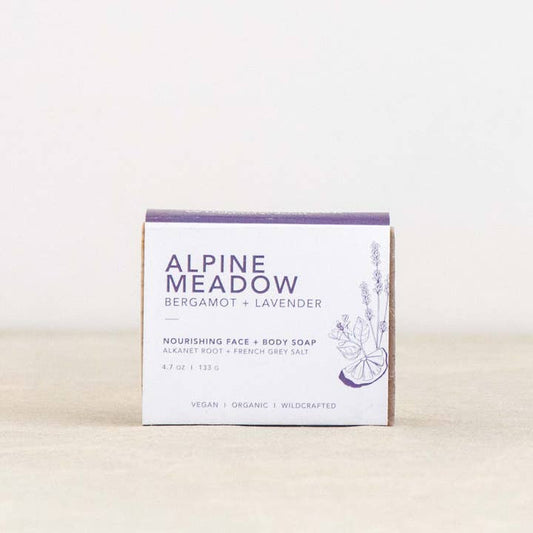 Alpine Meadow Natural Vegan Organic Soap Bar