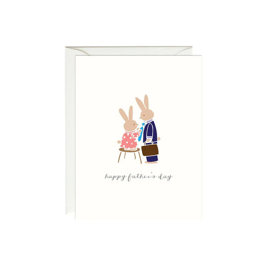 Bunny Father's Day Card