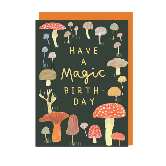 Magic Birthday Mushroom Card
