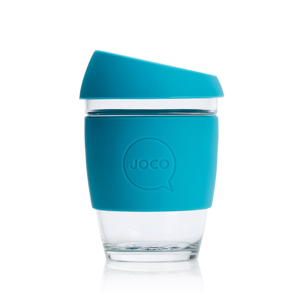 Reusable Glass Cup 12oz