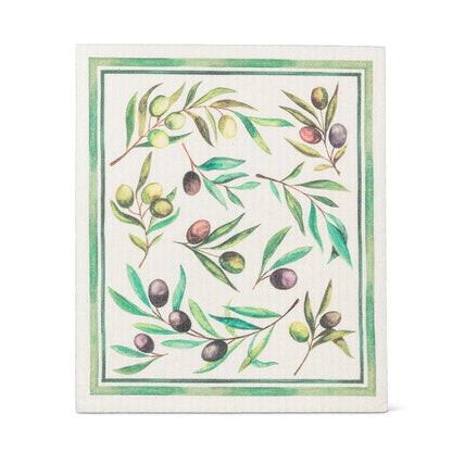 Swedish Dishcloth Olives + Leaves