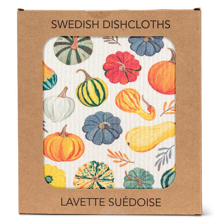 Harvest Gourds Swedish Dishcloth